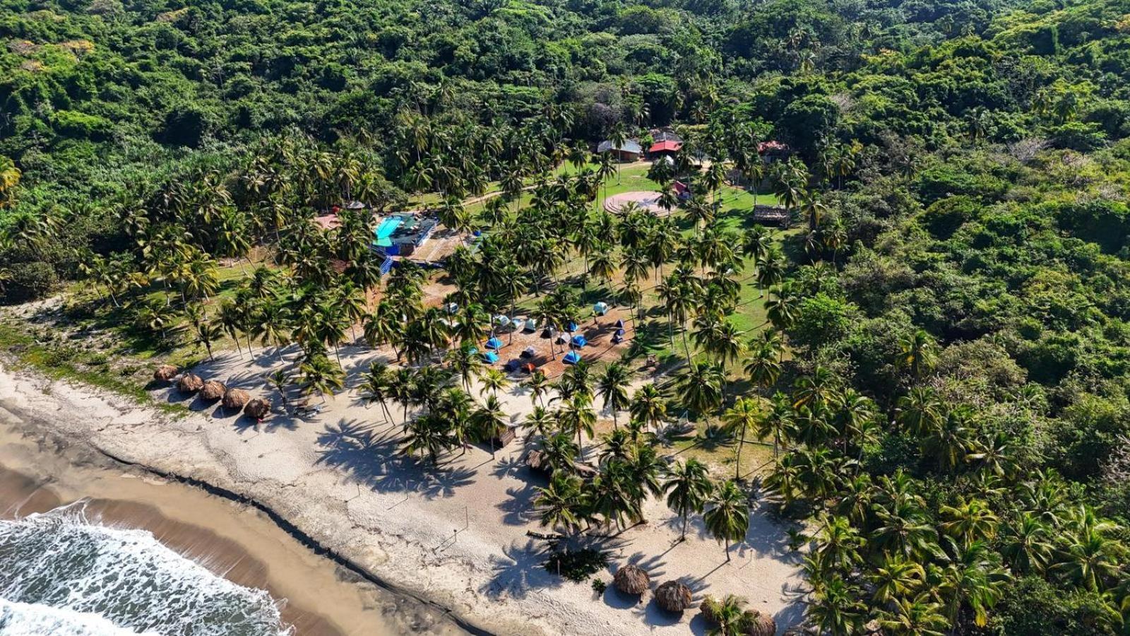 Casa De Campo Castillete Dentro Del Parque Tayrona El Zaino Buitenkant foto