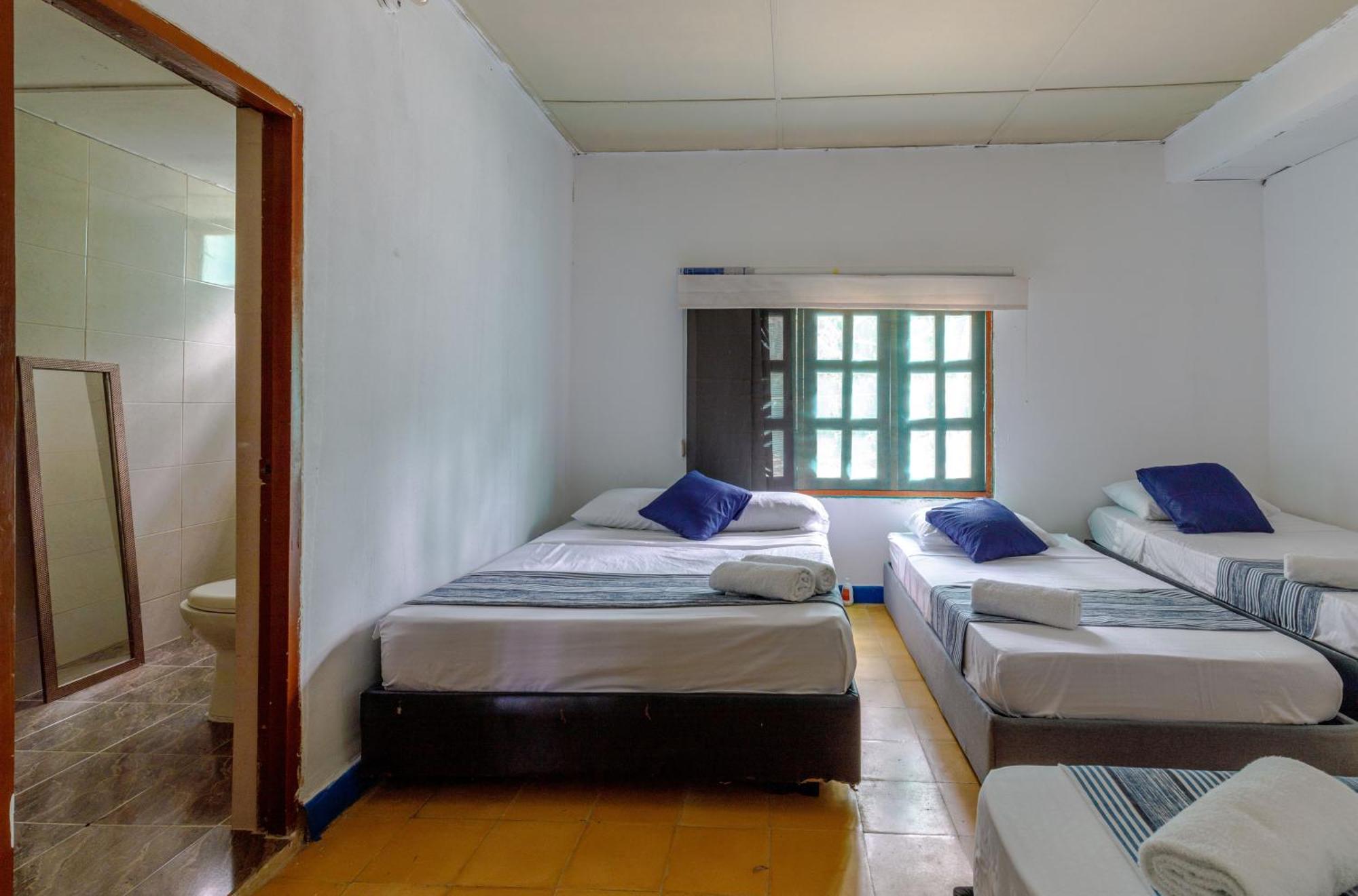 Casa De Campo Castillete Dentro Del Parque Tayrona El Zaino Kamer foto