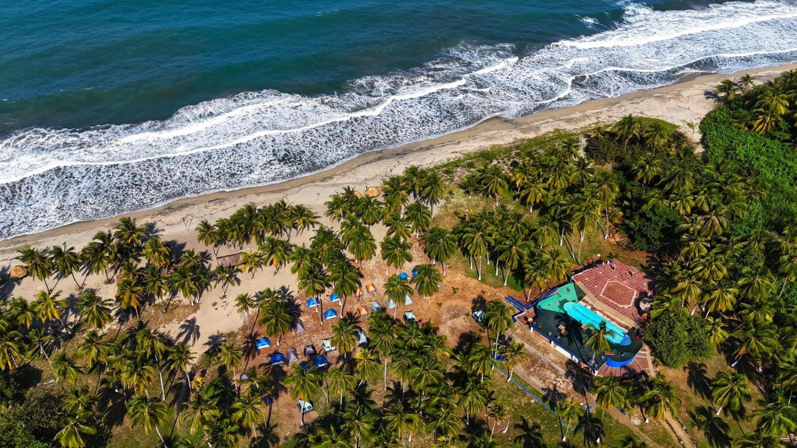 Casa De Campo Castillete Dentro Del Parque Tayrona El Zaino Buitenkant foto