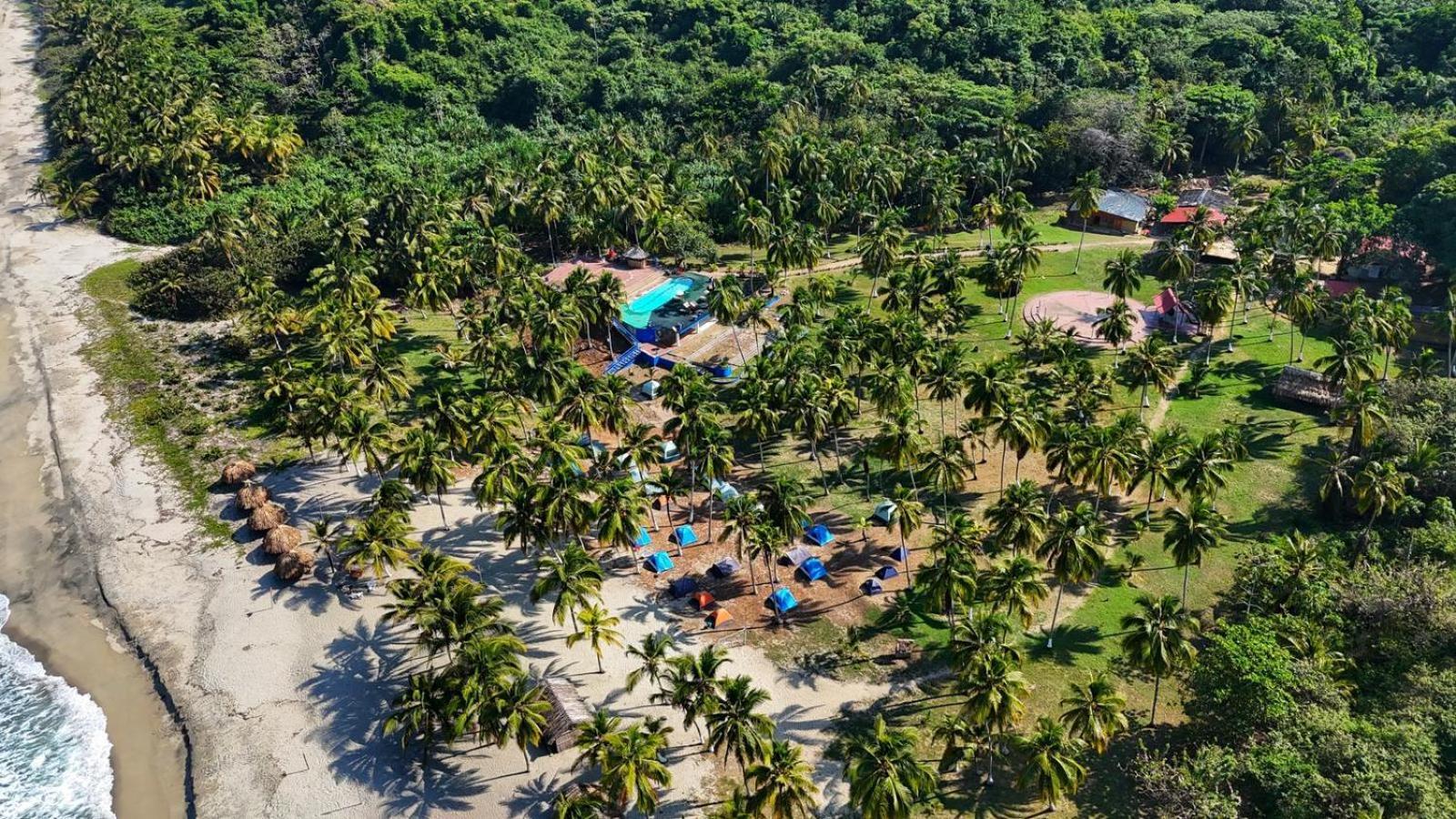 Casa De Campo Castillete Dentro Del Parque Tayrona El Zaino Buitenkant foto